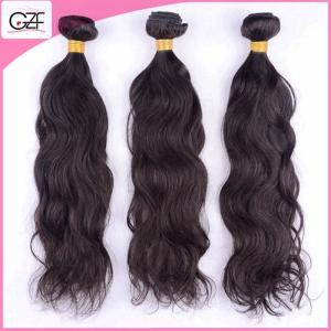Good Quality Hair Extensions Natural 1b# Color Peruvian Natural Texture Hair Weave