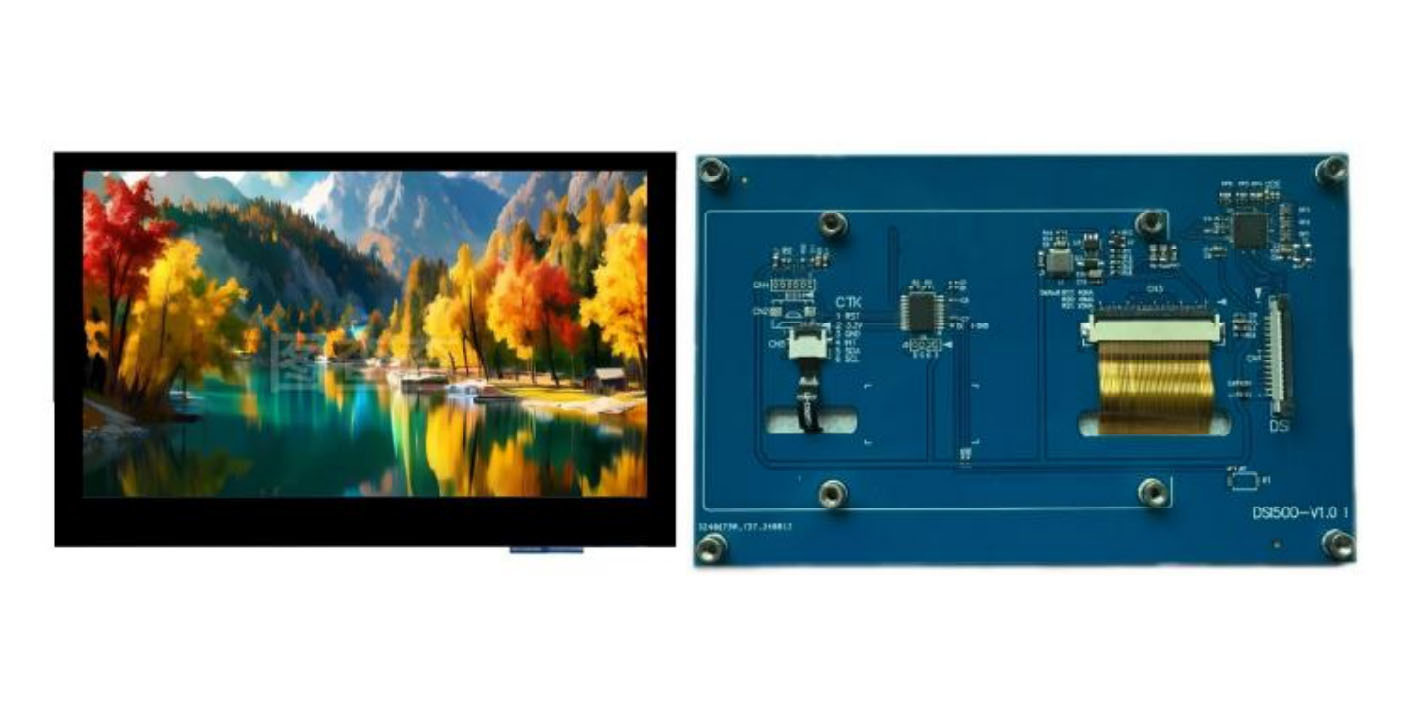 5 inch 800x480 MIPI DSI LCD Touch Screen Display For Raspberry Pi 3 4B