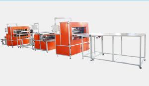 Buy cheap 10 - 100mm Depth Purifier Filter Making Machine Pleating And Hotmelt Gluing Machine product