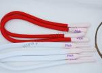 Silicone End L125cm Elastic Drawstring Cord Cotton Cord For Drawstring Bags