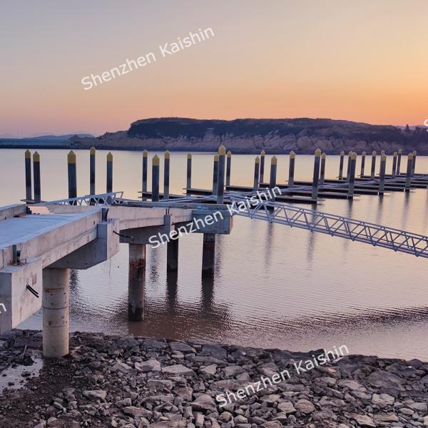 Quality Kaishin Aluminium Alloy Marine Floating Dock Harbour Dock Pontoons for sale