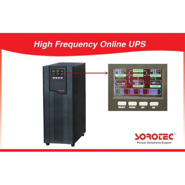 Pure Sine Wave Backup High Frequency Online ups power supply 1 - 20KVA