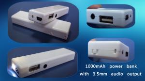 China LED flashlight power bank Portable mobile power on sale