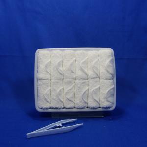 White coton disposable airline hot towel
