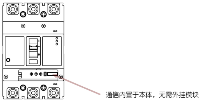 Short Circuit Current Adjustable MCCB RCCB With Plug In Type Back Board Wiring