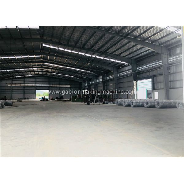 Auto Gabion Box Machine , Gabion Mesh Machine With 4300mm Weaving Width