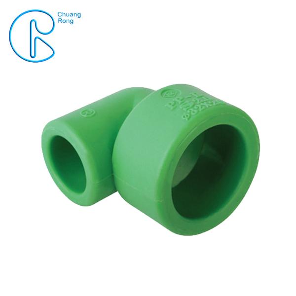 Quality Green Water Supply PN25 PPR Reducing Bend With Socket Welding Way for sale