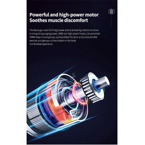 Fitness Enthusiasts Electric Handheld Massage Gun LCD Touch Screen