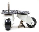 Automation Equipment 150kg Light Duty Caster Wheels Wear Resistance