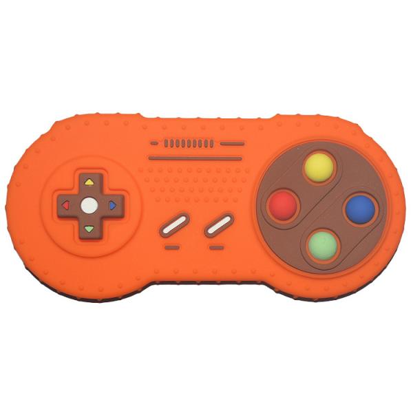 Quality Remote Tv Controller Gamepad Custom Silicone Teether Toy Shaped For Toddler for sale