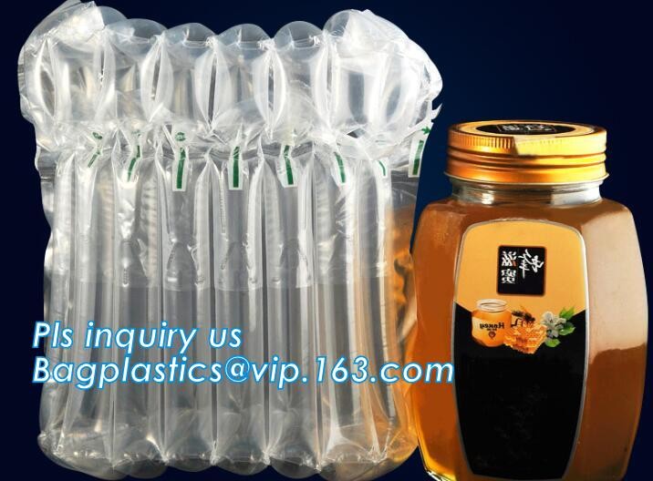 Anti-Shock Reusable Plastic PVC Inflatable Bubble Liner Protective Pac Red Wine Bags Protector For Fragile bagease pack