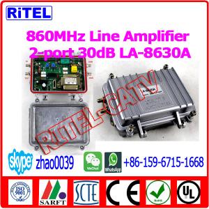 2-PORT OUTPUT 30dB gain CATV/MATV Line Amplifier LA-8630A