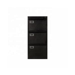 Waterproof Powder Coated Steel 3 Drawer Filing Cabinet