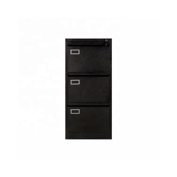 Quality Waterproof Powder Coated Steel 3 Drawer Filing Cabinet for sale