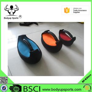 China Long Service Life Kettlebell Exercise Equipment Neoprene Fabric With Sand on sale