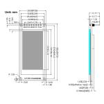 1.9 Inch Lcd Module Tft, 170x320 Resolution, 8 Pins 4 Line SPI Interface