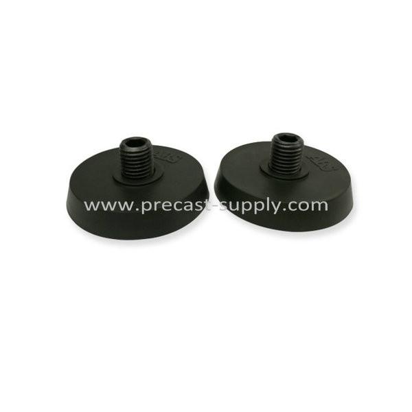 Quality D50, D60, D70mm ABS RUBBER Covered Threaded Bushing Magnet for PVC PIPE Positioning And Fixing for sale