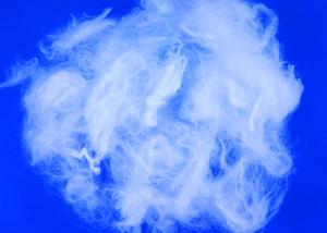 White Polylactic Acid Fiber Flame Retardant With 32MM-102mm Cut Length