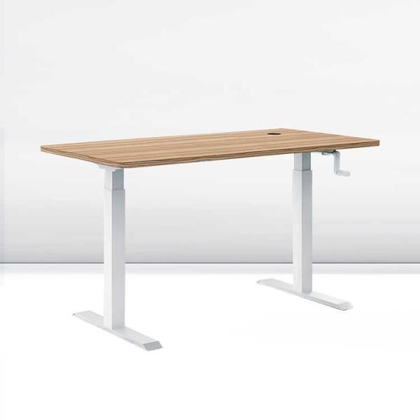 Quality 1.2M Office Height Adjustable Desk Manual Lifting Standing Table for sale