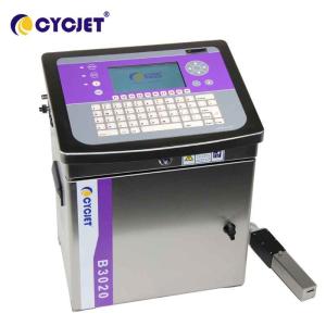 Buy cheap Lot Number Qrcode Cij Inkjet Printer CYCJET B3020 Date Batch Coding And Marking Printers product