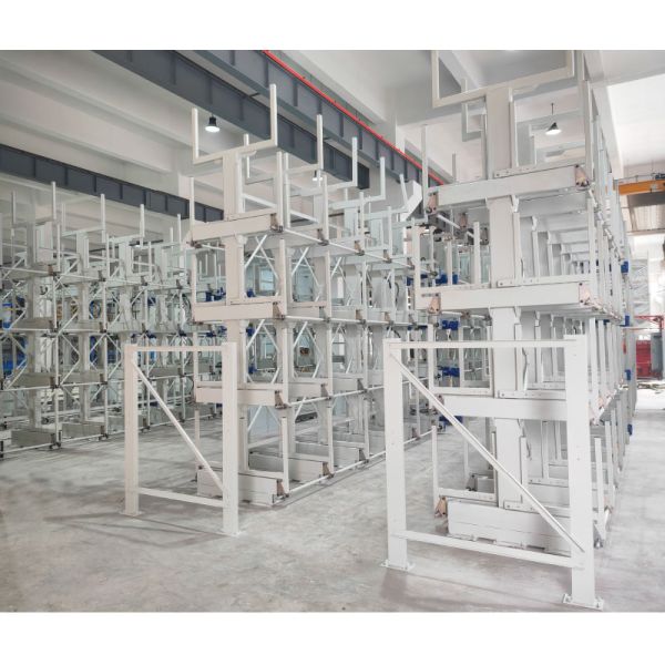 Pipe Telescopic Cantilever Shelf Metal Sheet Warehouse Storage Rack Telescopic Cantilever Shelves Long Materials