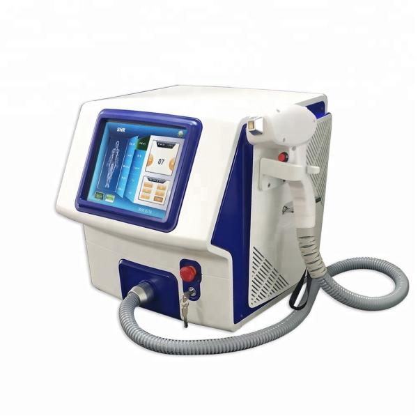 Quality 808 Diode Laser Portable Laser Hair Removal Machine for Dark Skin for sale