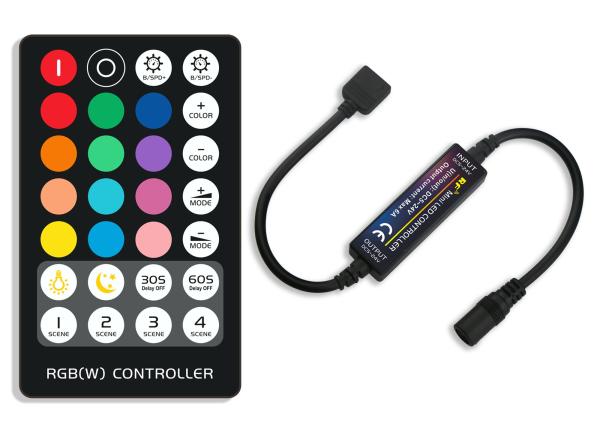 Small Size LED Mini Controller Rf Wireless Remote Control Rgb Light Strip Color