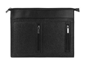 China 15 Waterproof Embroidery Felt Laptop Sleeve Case With Zipper Pockets on sale