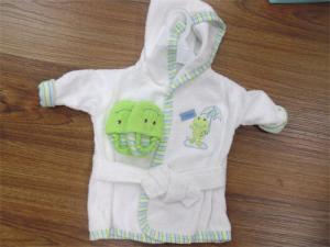 Buy cheap 100% Cotton Custom Bath Robe with Hood for baby Unisex product