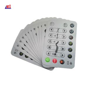 China PET Overlay 0.2mm Flat Key Membrane Switch Panel on sale