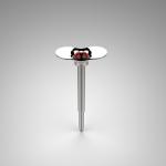 1.0" Dial 194F Stainless Steel Reusable Turkey Thermometers