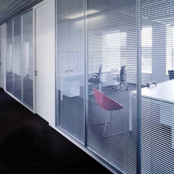 Quality Double Glazing Office Partition Walls Explosion Proof Artificial In Office for sale