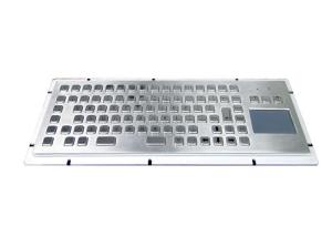Buy cheap Function Keys SS Industrial Keyboard With Trackball Rear Mounting 20mA product