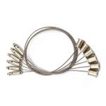 Hanging System Wire Rope Lanyard LED Ceiling Light Kit With Nickel Adjustable
