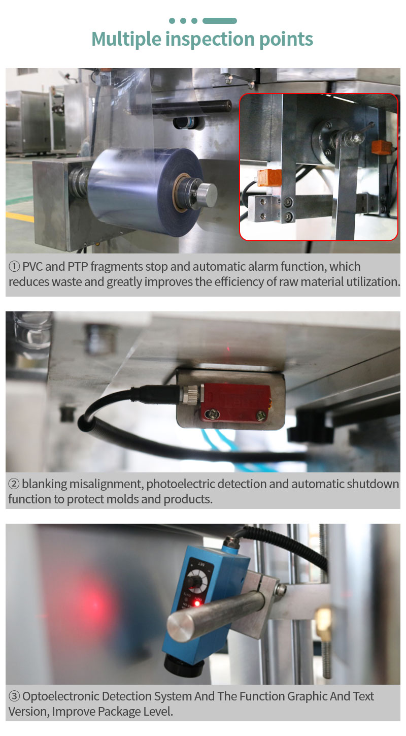 Hospital 2100 Sheets/H Tablet Blister Packing Machine