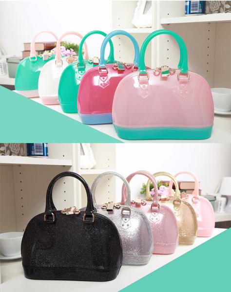 Quality Wholesale Fashion Silicon Jelly Shell Bag Multi-function Shell Bag from China for sale