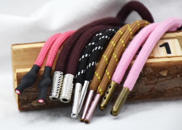 Quality Custom Drawstring Cord 5mm Polyester For Swimwear , Underwear for sale