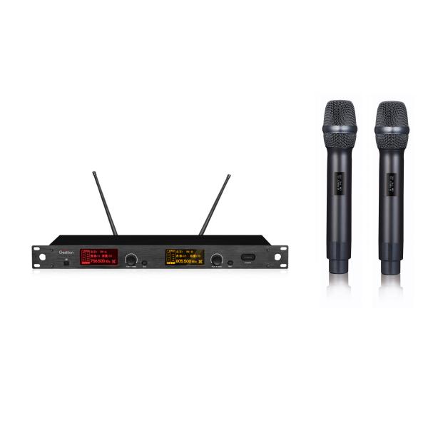 Quality 90M Operating Range UHF Karaoke Microphone 10W For Android TV Box for sale