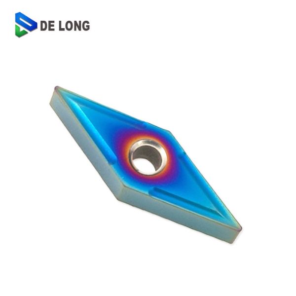 VNMG160404 SL High Hardness Carbide CNC Turning Inserts Nano Blue color