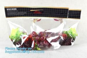 Buy cheap Custom colorful printed slider ldpe k bag, stand up slider zipper export pe grapes bag, zipper lock freezer storag product