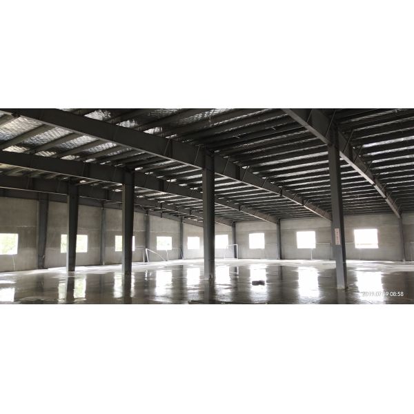 Prefabricated Portal Framed H Section Column Steel Structure Earthquake Resistance