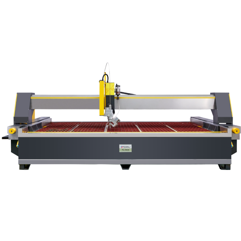 Gantry Waterjet 5 Axis Stone CNC Machine 37kw Waterjet Cutter Machine