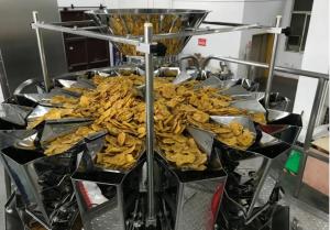 Buy cheap Automatic Banana Chips SS304 2.5L Fruit Multihead Weigher product