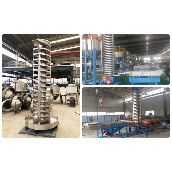 Vertical vibration spiral lifting machine; spiral vertical lifting machine