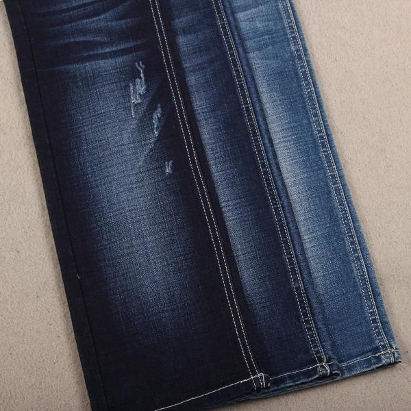 Quality 10oz Elastic Swatches 72 Ctn 23.5 Poly 2.5 Rayon Cotton Polyester Denim Fabric for sale