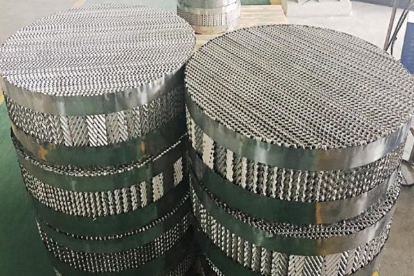 Quality 316L CY / BX Metal Tower Packing In Distillation Column for sale