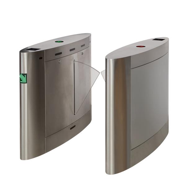 Quality 0.2 Seconds Half Height Barrier Turnstile Gate IR Sensors Control for sale