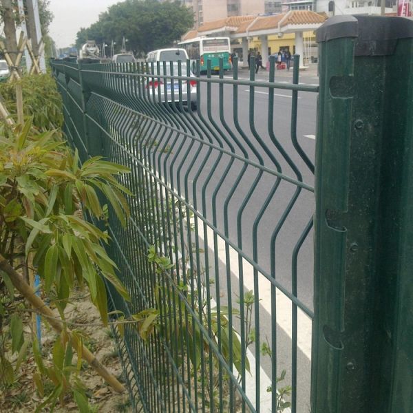 Anti Corrosion 3D Fence Panel , High Strength Vinyl Coated Fence Long Use Life