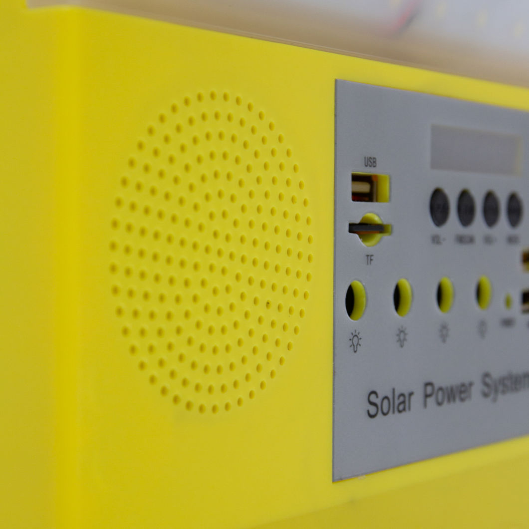 Solar Lighting System with Radio FM Bluetooth USB 5m Cable Solar Lights Good Price High Quality Solar Lights