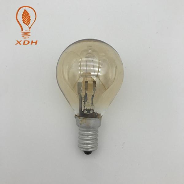 Quality 230V Halogen Filament Bulb , Amber E14 Halogen Light Bulb for sale